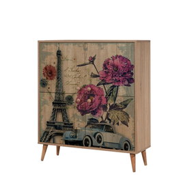 Hanah Home Multilux-733 Armario Multiusos Roble Sonoma